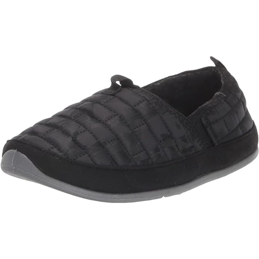 Deer Stags Slipperooz Boy's Lil Yuma Slipper, Black, Size 2 (Little Kid)